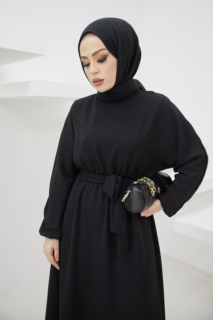 فستان حجاب نسائي من BNG باللون الأسود - كليرمونت