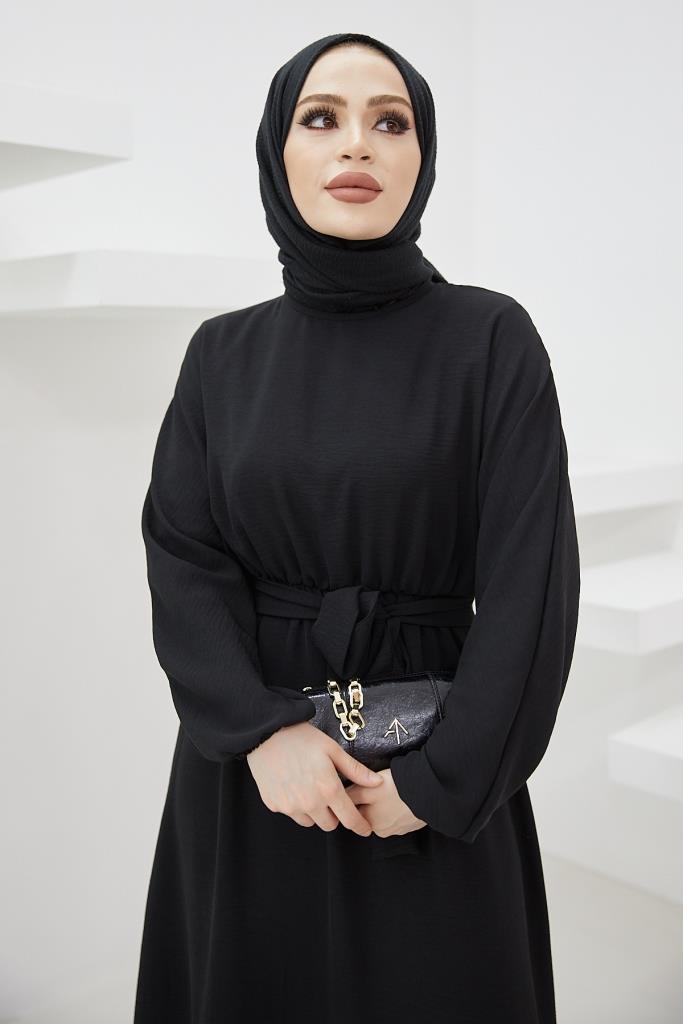 فستان حجاب نسائي من BNG باللون الأسود - كليرمونت