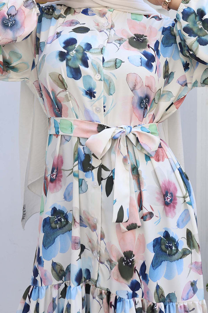 BNG Women Patterned Hijab Dress Navy Blue 552 - Manukau City