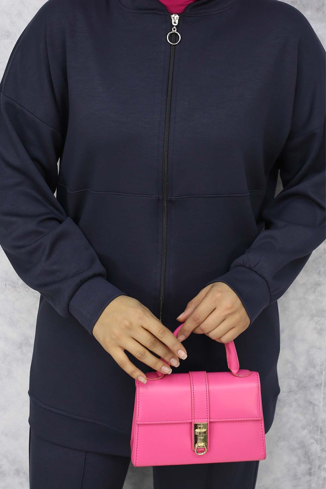 BNG Women Fermuarlı İkili Takım Antrasit 3344 - Berlin