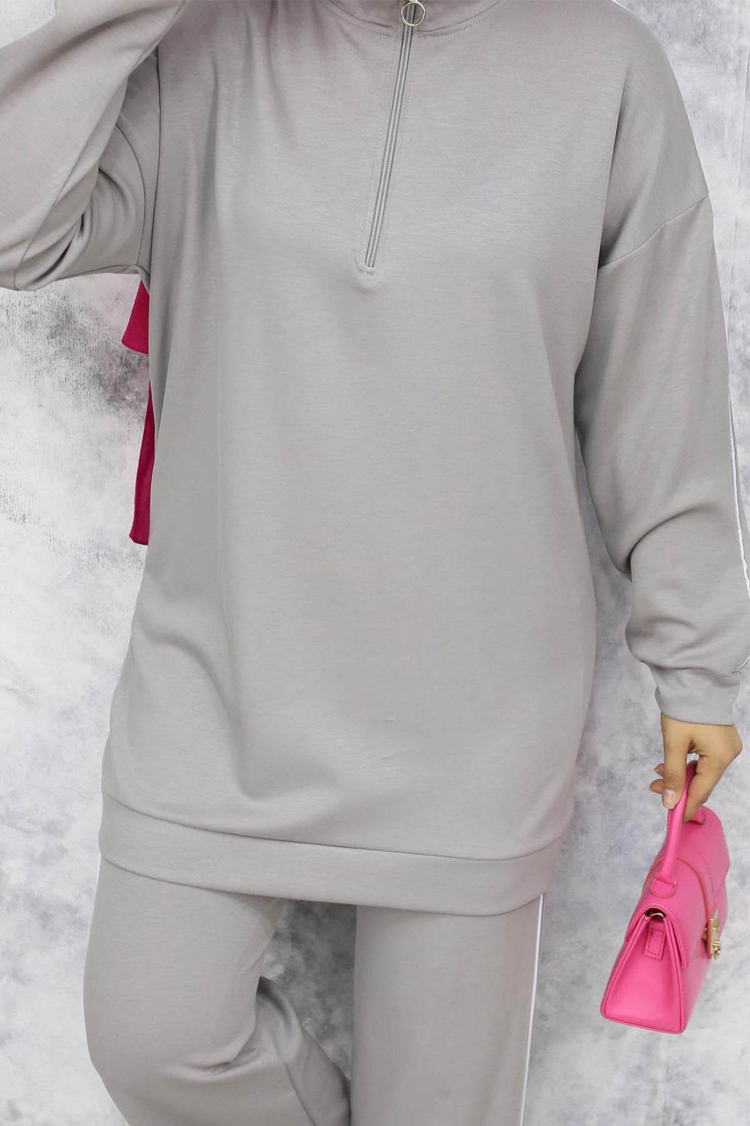 BNG Women Two-Piece Suit with Stripes Gray 3367 - Alghero