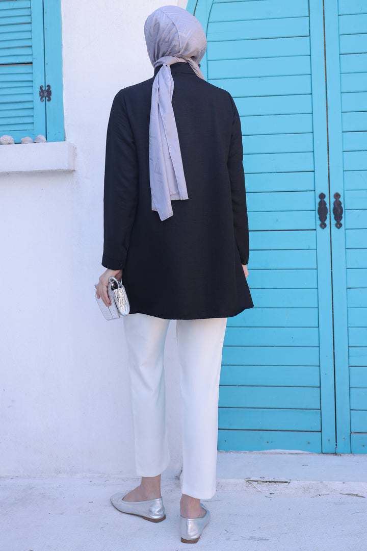 BNG Women Bead-Detailed Shirt Black - Clermont