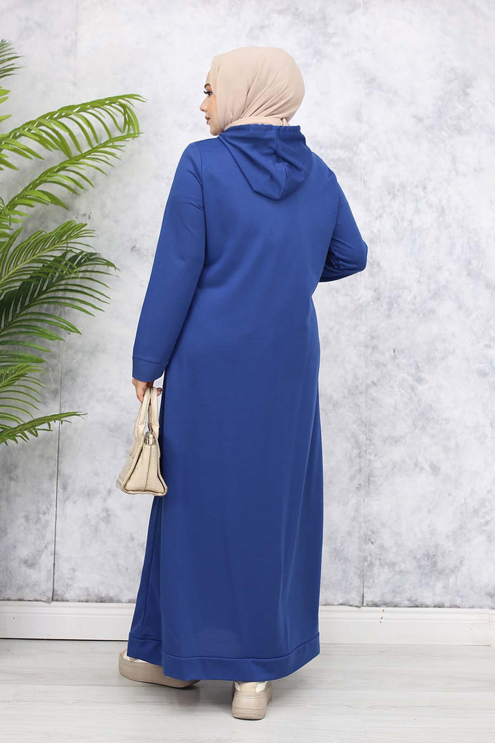 BNG Women Hooded Basic Dress 5042 Indigo - Eden Prairie
