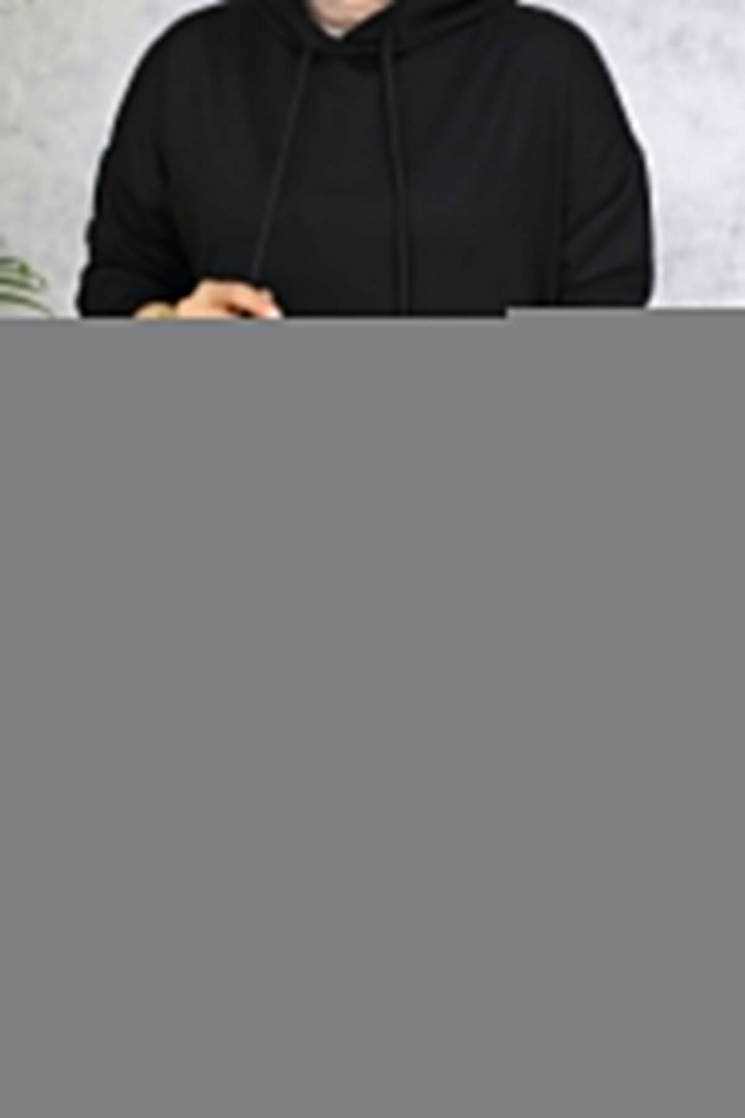 BNG Women Hooded Long Tunic 5036 Black - Bitterfeld