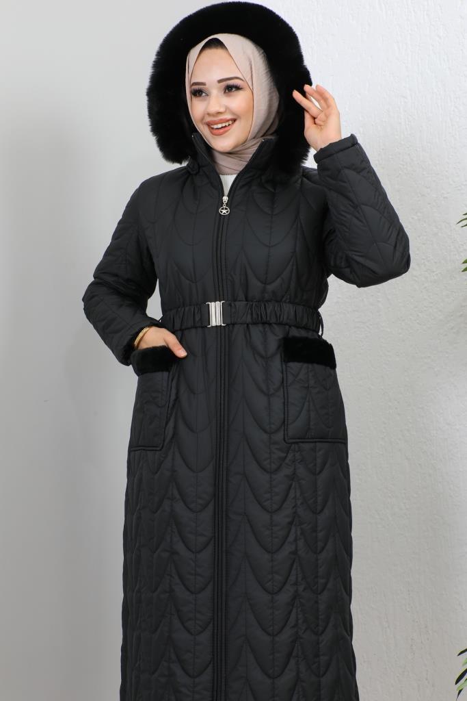 BNG Women Quilted Winter Coat Black - Clermont