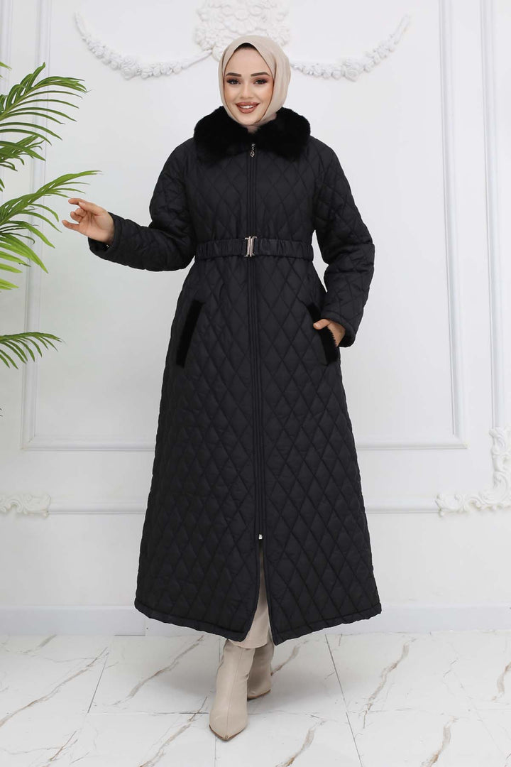 BNG Women Quilted Puffer Jacket Black 4904 - Porta Westfalica