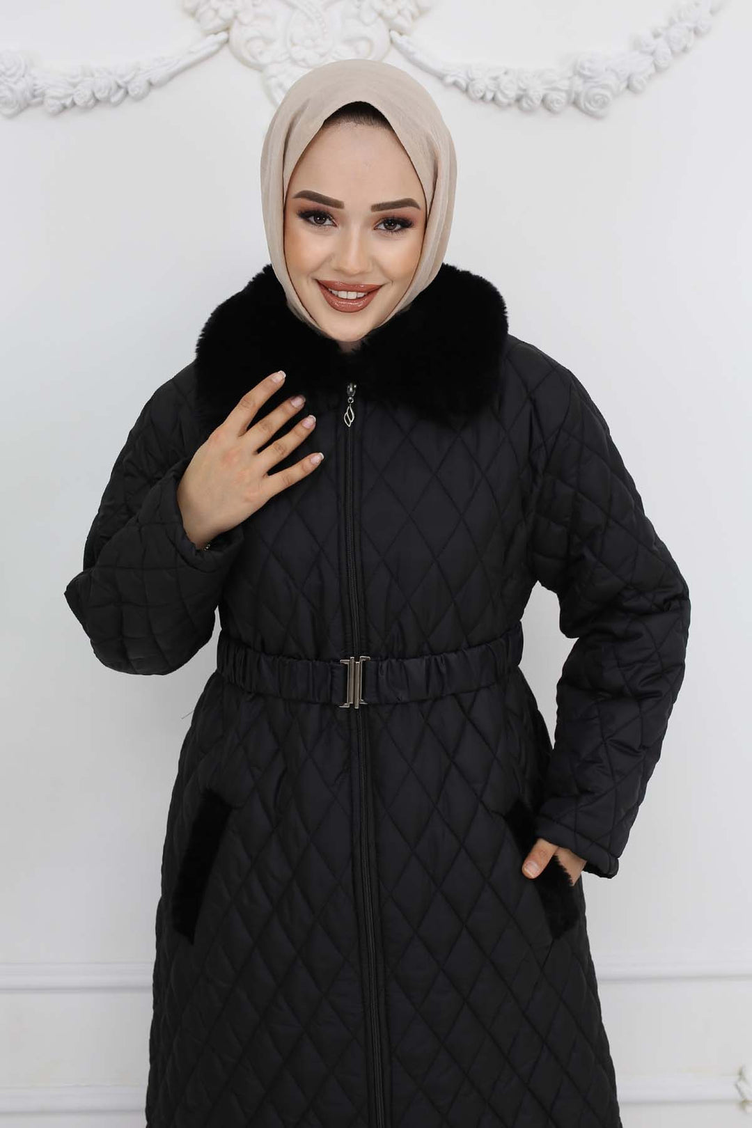 BNG Women Quilted Puffer Jacket Black 4904 - Porta Westfalica