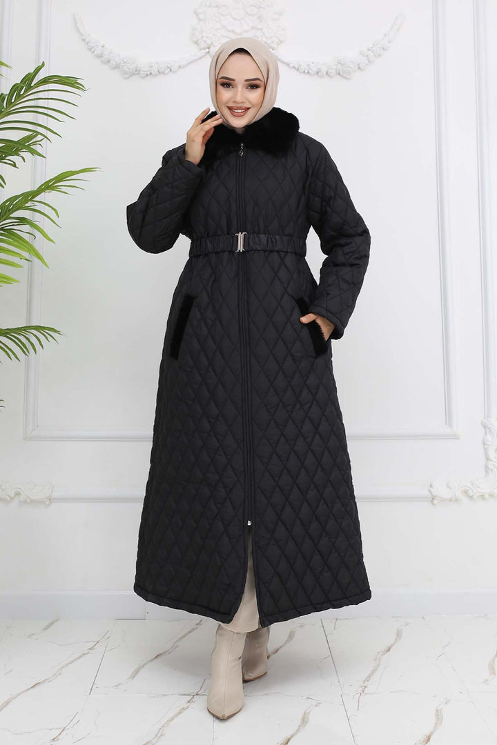 BNG Women Quilted Puffer Jacket Black 4904 - Porta Westfalica
