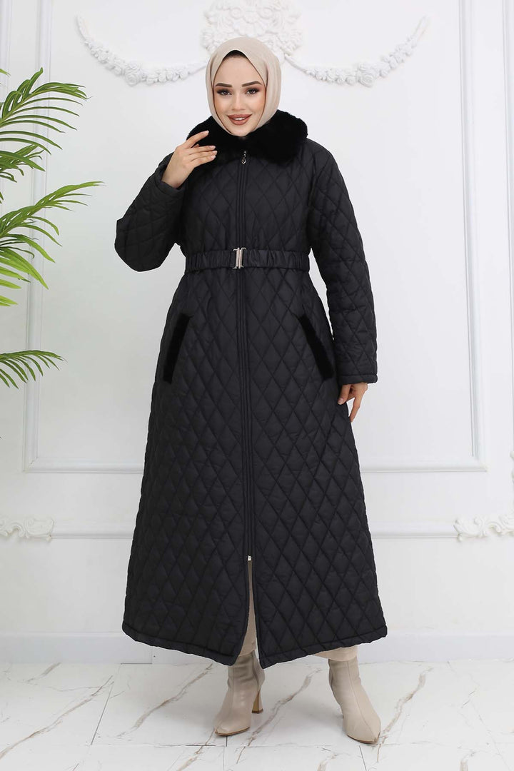 BNG Women Quilted Puffer Jacket Black 4904 - Porta Westfalica
