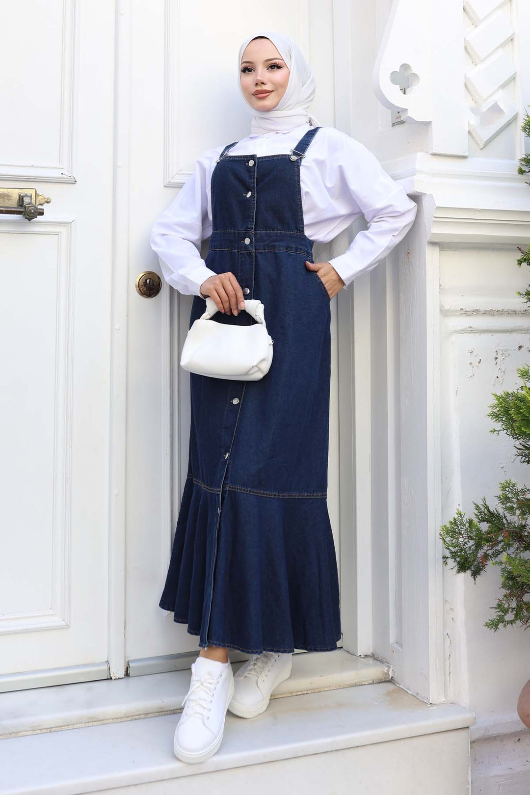 BNG Women Kot Salopet Elbise Lacivert 563 - South Shields