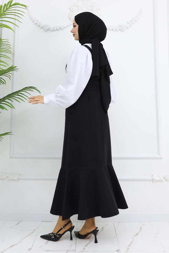 BNG Women Black Denim Jumpsuit Dress 563 - Dráma