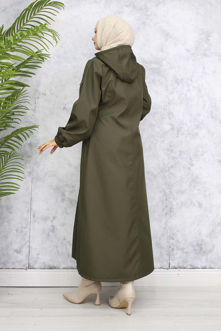 BNG Women Mevsimlik Trençkot Haki 1305 - Denver