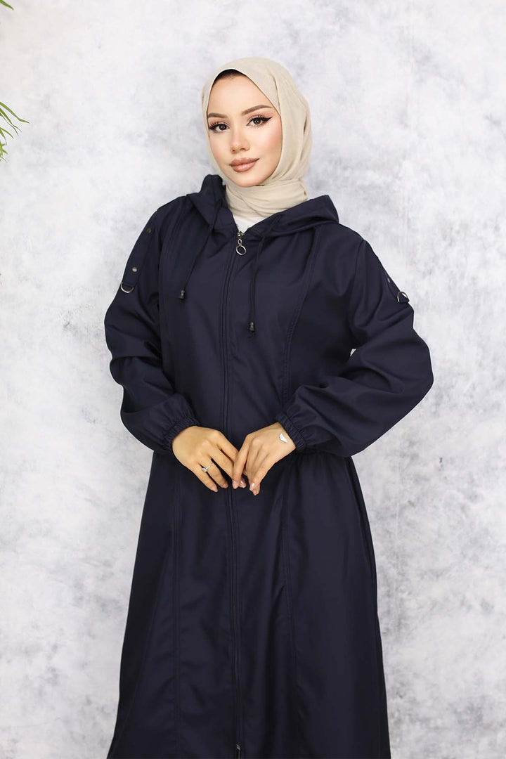 BNG Women Seasonal Trench Coat Navy 1305 - Villa del Carbón