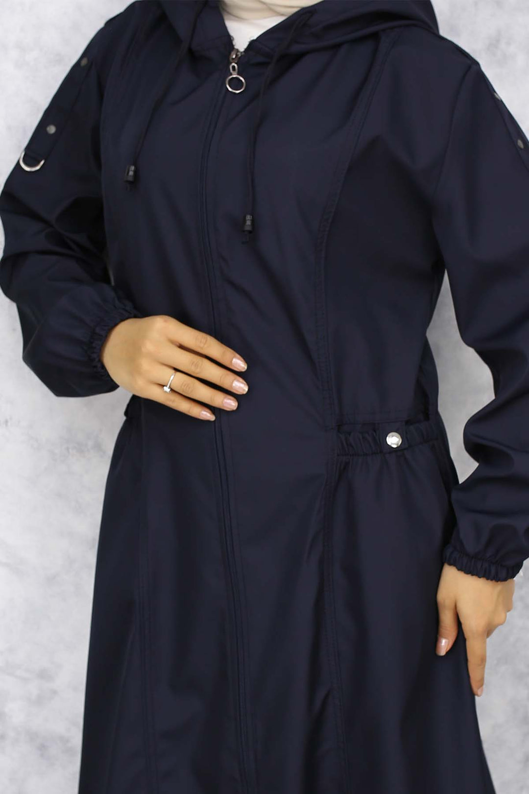 BNG Women Seasonal Trench Coat Navy 1305 - Villa del Carbón