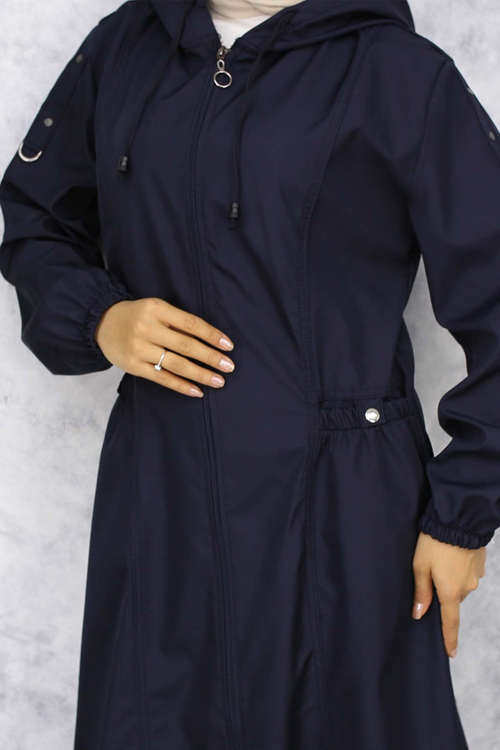 BNG Women Seasonal Trench Coat Navy 1305 - Villa del Carbón