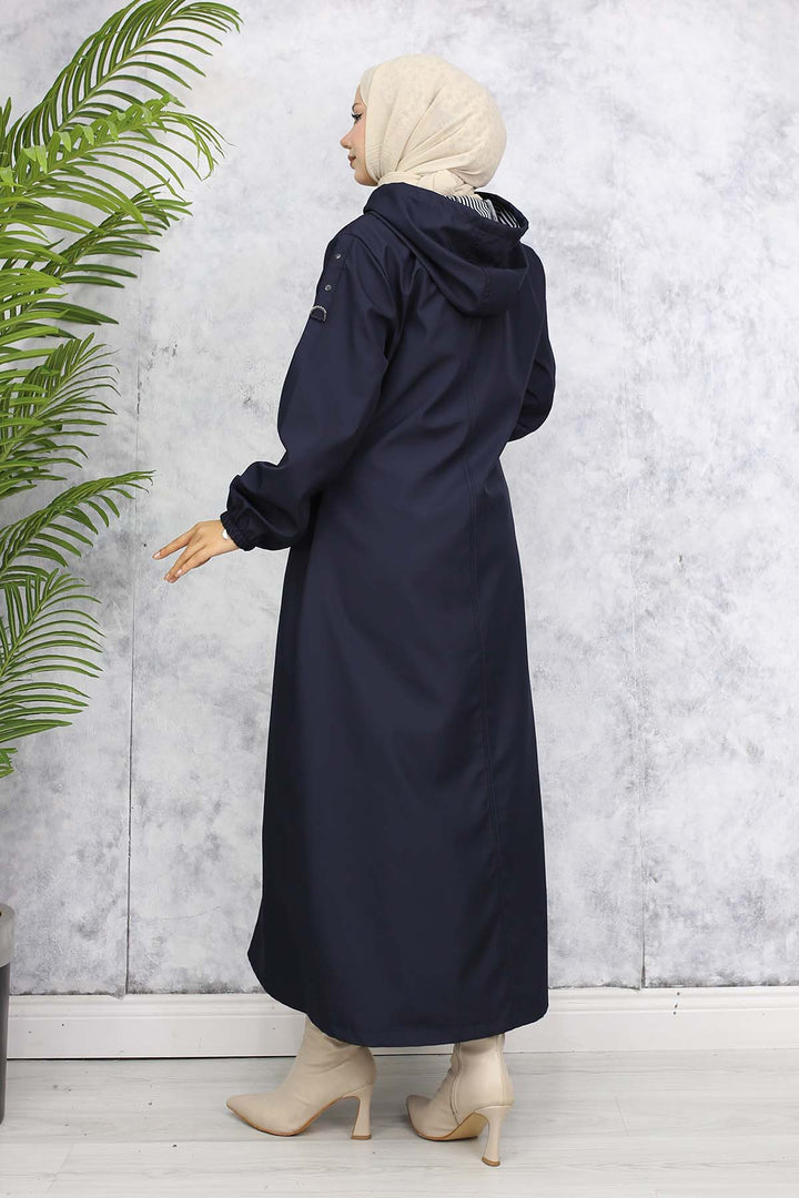 BNG Women Seasonal Trench Coat Navy 1305 - Villa del Carbón