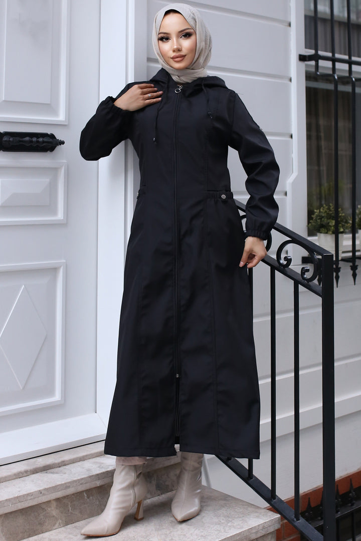 BNG Women Seasonal Trench Coat Black - La Mirada