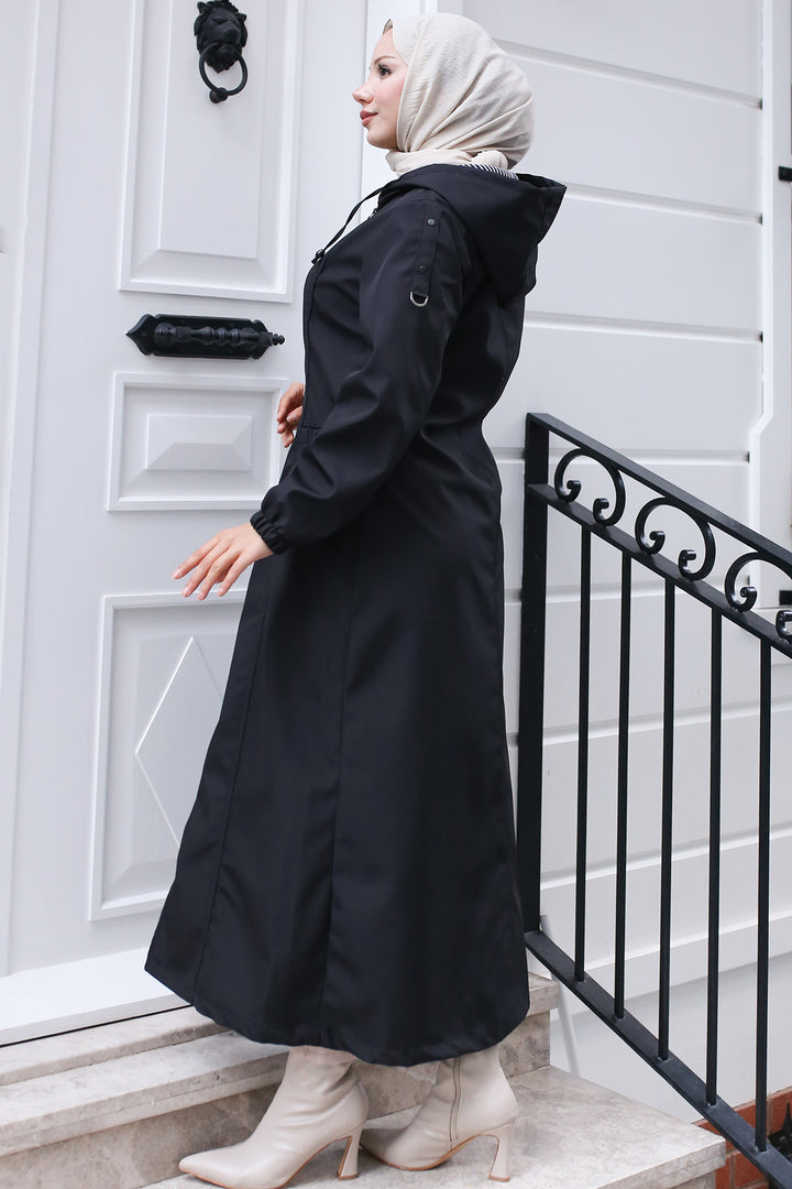 BNG Women Seasonal Trench Coat Black - La Mirada