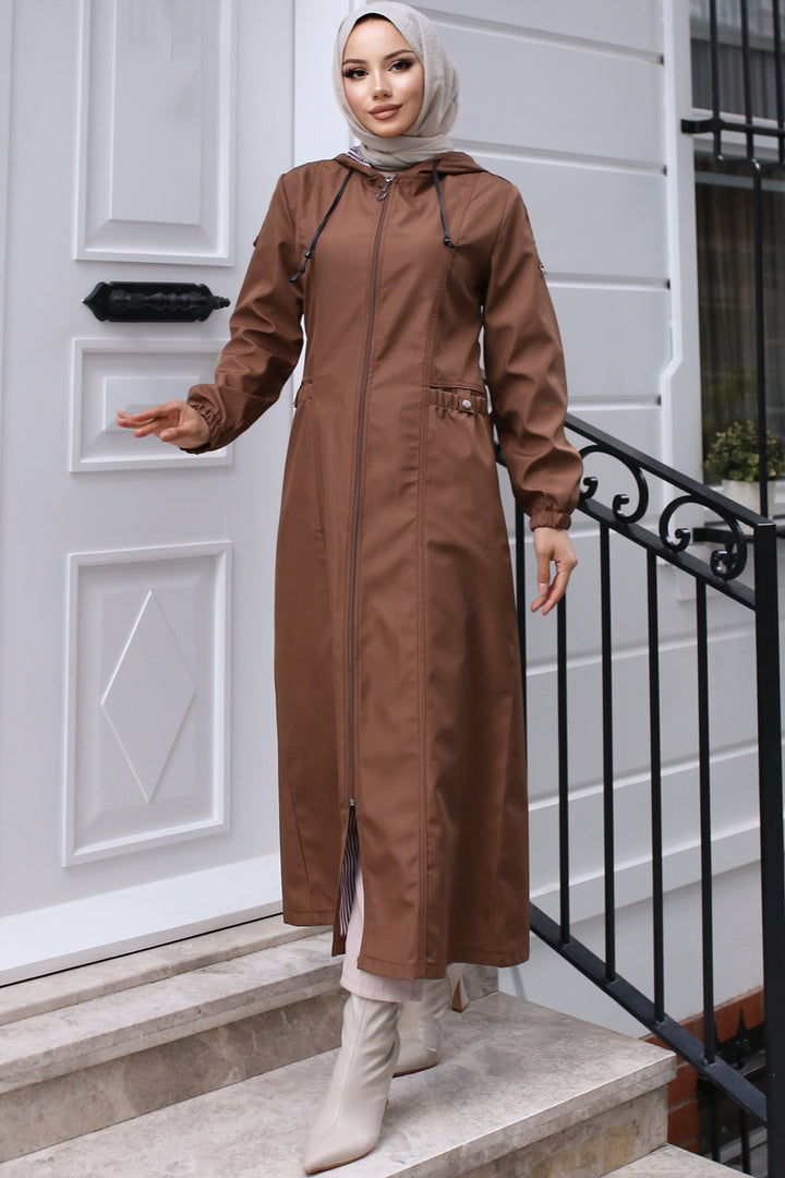BNG Women Seasonal Trench Coat Tan - Peterborough