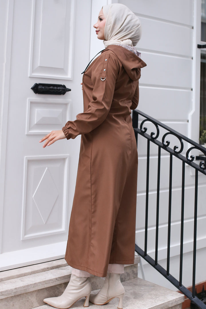 BNG Women Seasonal Trench Coat Tan - Peterborough