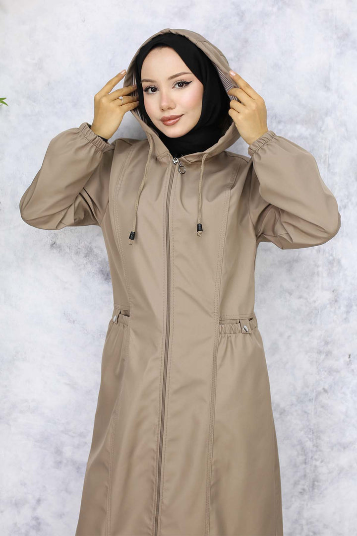 BNG Women Seasonal Trench Coat Mink 1305 - Livry-Gargan