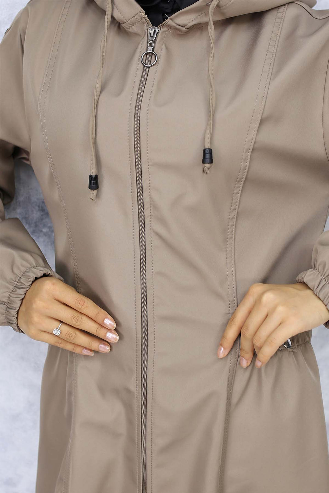 BNG Women Seasonal Trench Coat Mink 1305 - Livry-Gargan