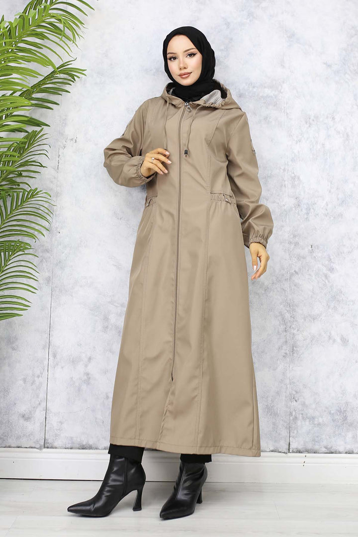 BNG Women Seasonal Trench Coat Mink 1305 - Livry-Gargan