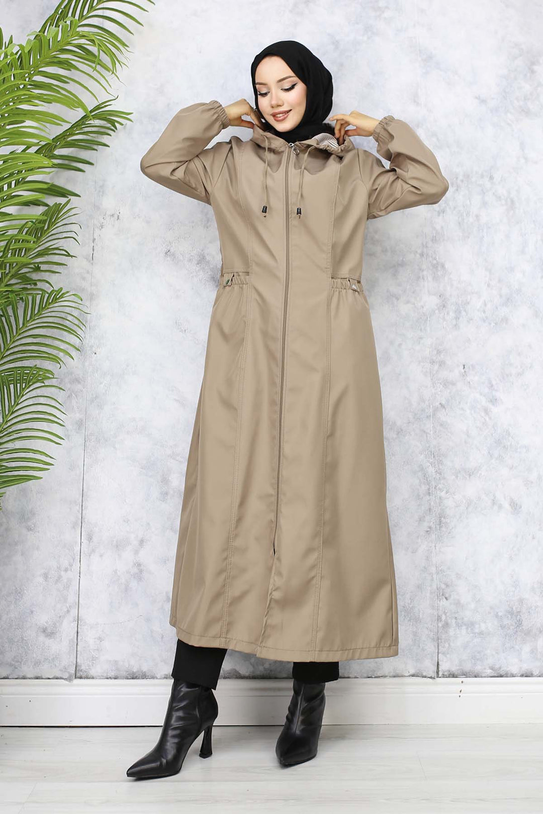 BNG Women Seasonal Trench Coat Mink 1305 - Livry-Gargan