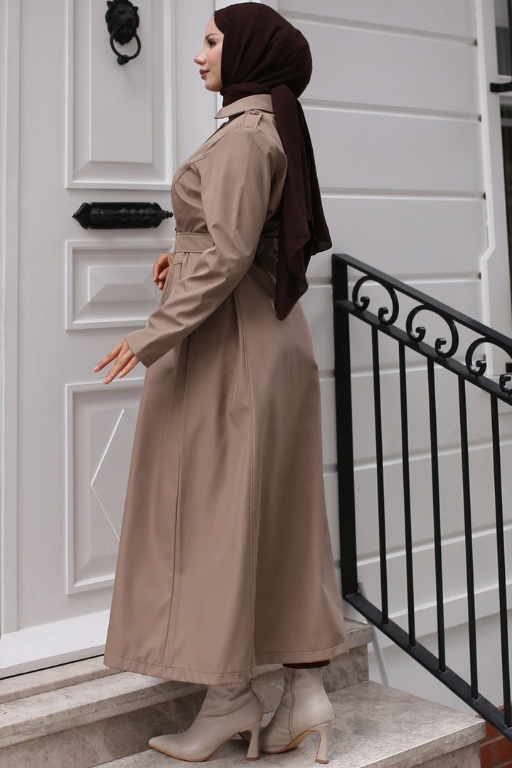 BNG Women Belted Trench Coat Mink - Upper Hutt