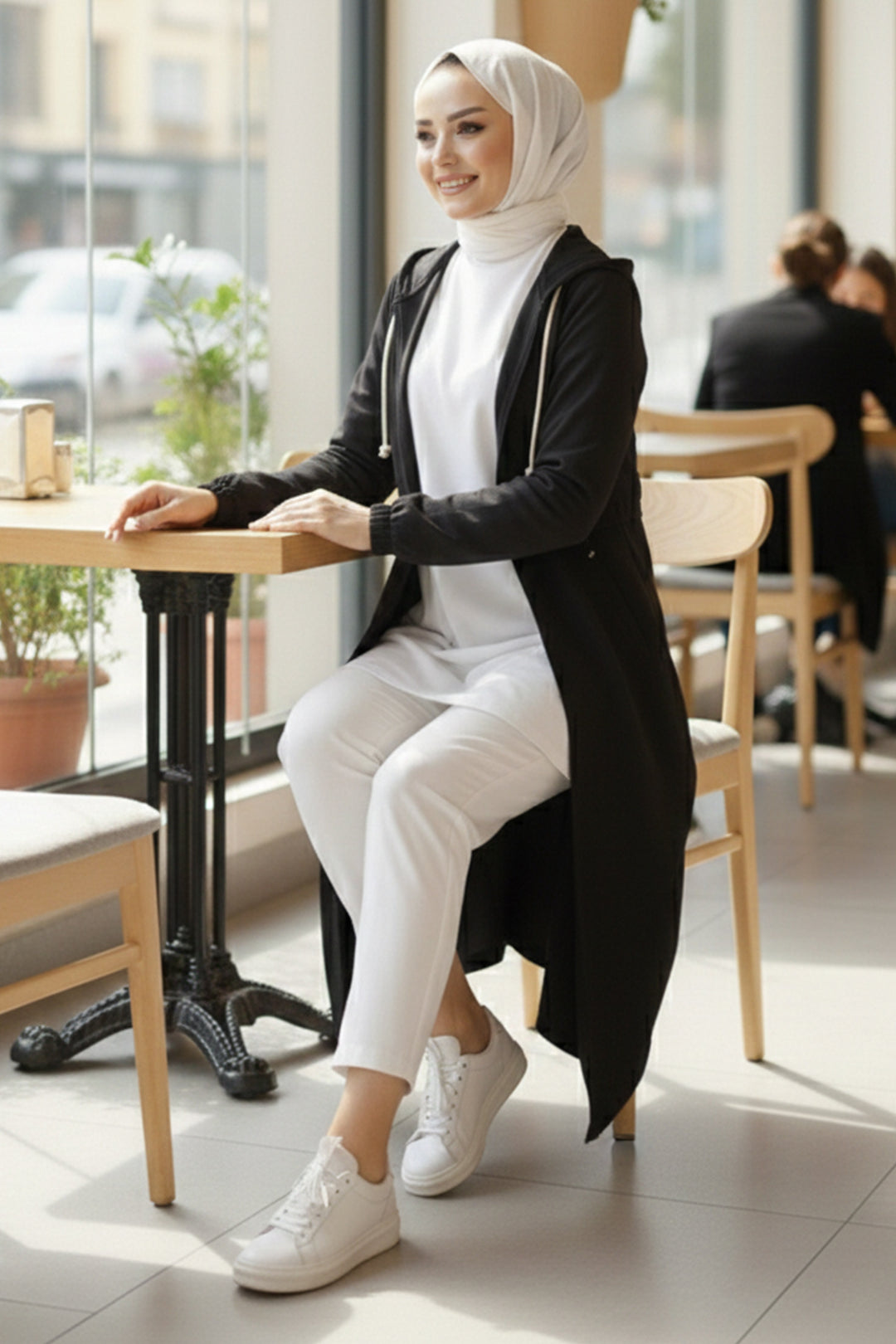 BNG Women Cepli· Spor Kot Kap O7611 Siyah - Leesburg