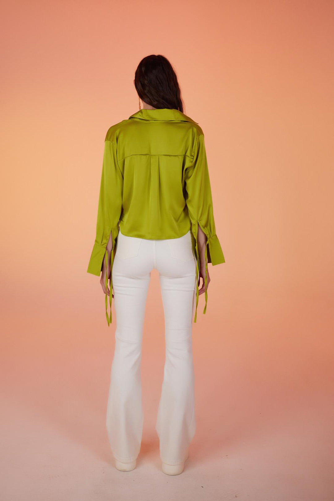 HLLY Women Cutout Jeans White - Barnet