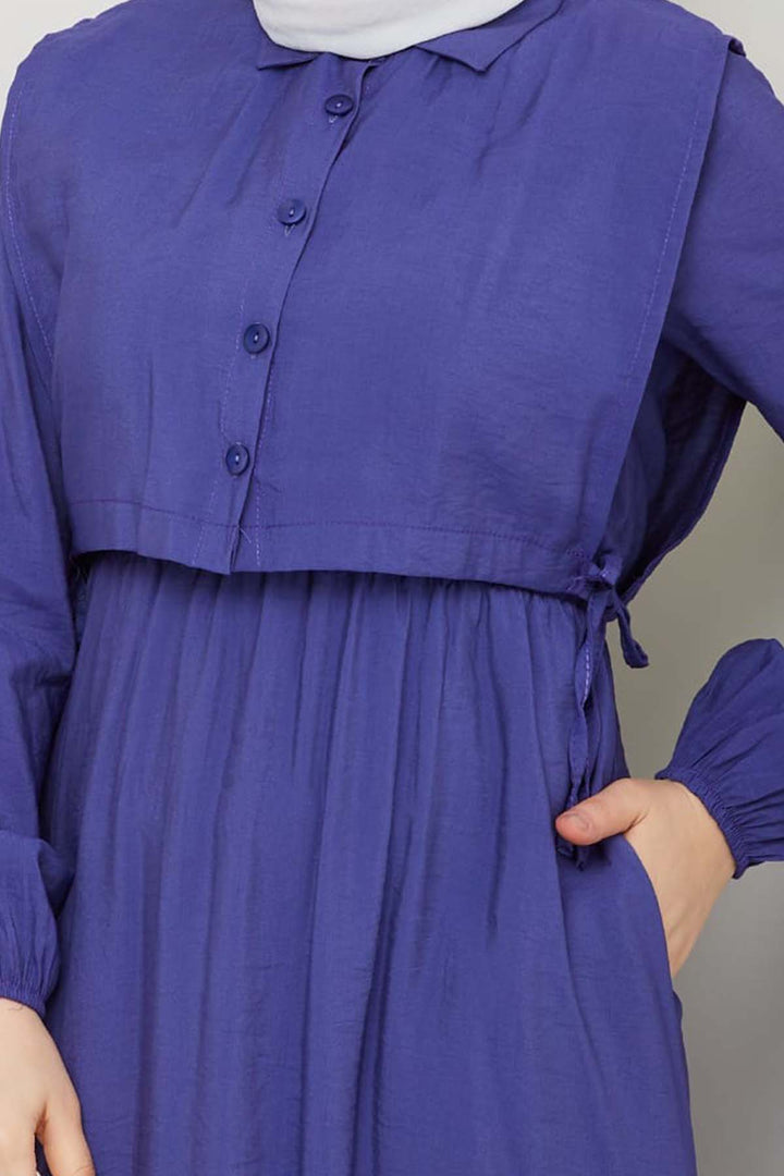 BNG Women Yelekli Elbise İndigo 4735 - Bruchsal