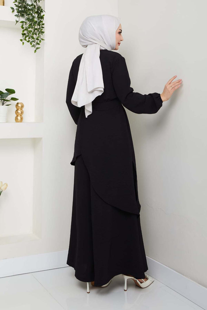 BNG Women Tesettür İkili Takım Siyah 4743 - Lebanon