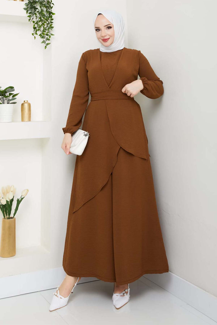 BNG Women Tesettür İkili Takım Taba 4743 - Cheshunt