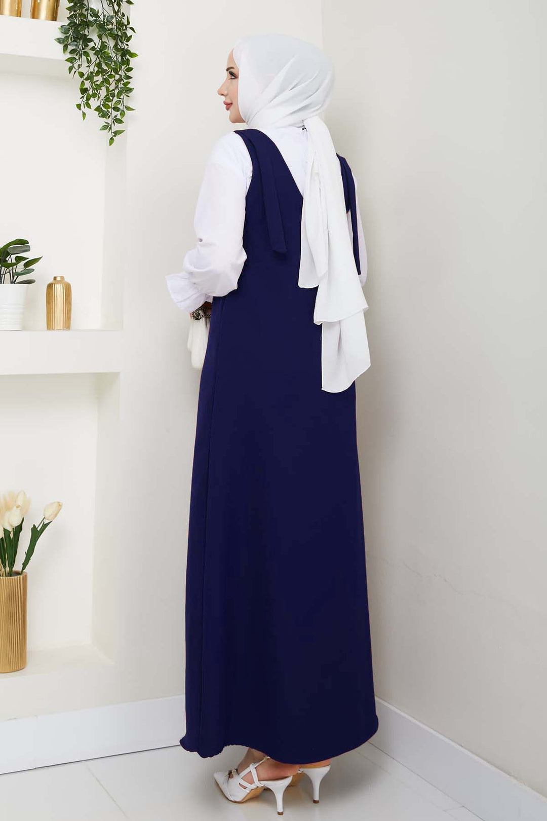 BNG Women Gömlek + Ji̇le Elbi̇se Lacivert 4678 - Frankenthal