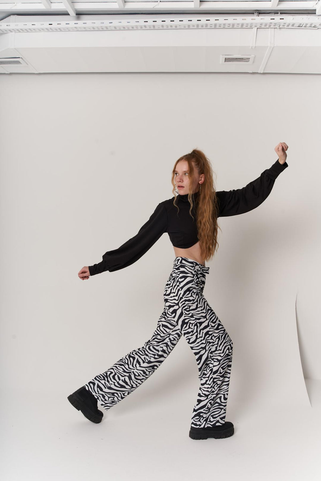 HLLY Women Marvin Pants أسود - Taxco de Alarcón