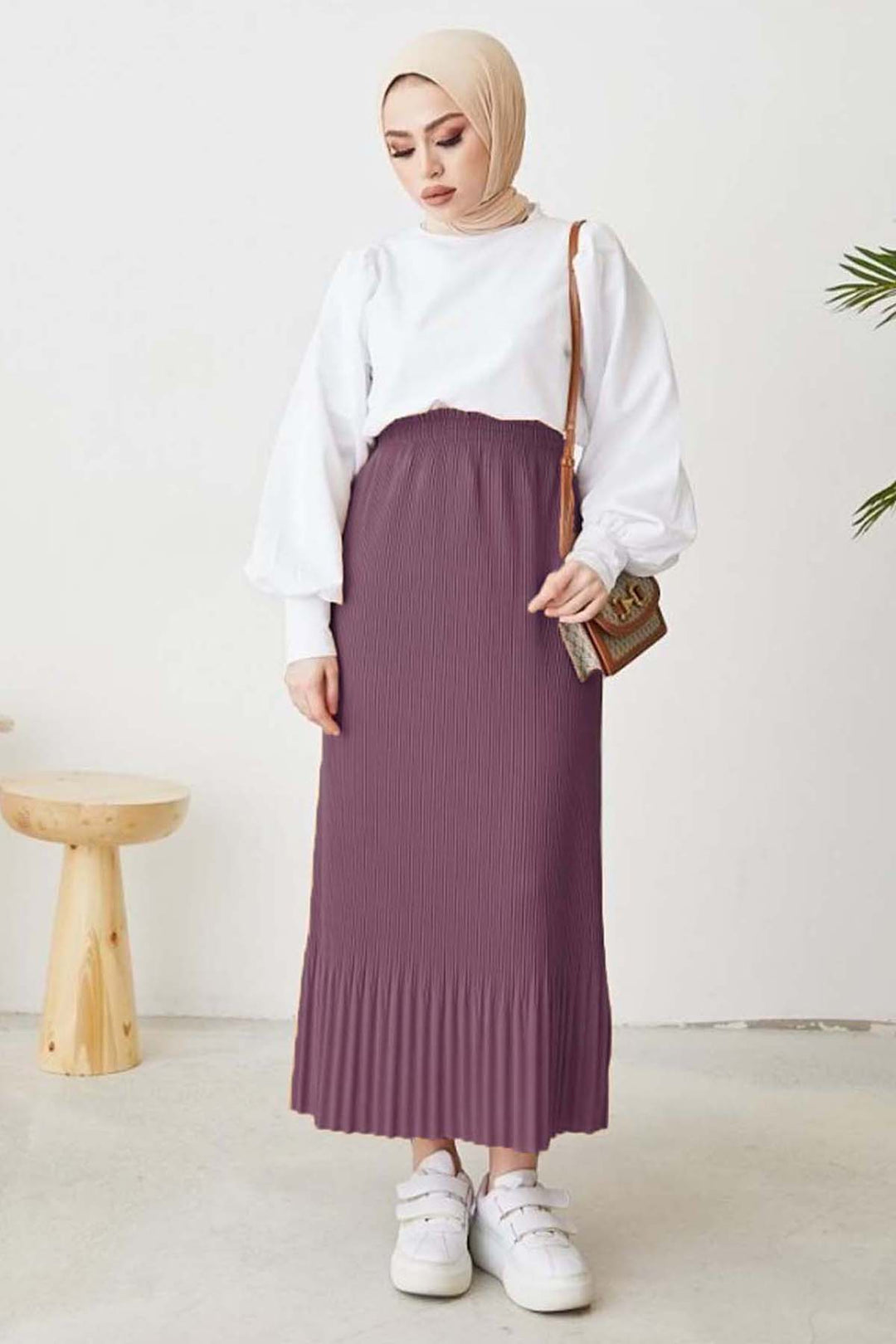 BNG Women Piliseli Hijab Skirt Lilac 205 - Huixquilucan