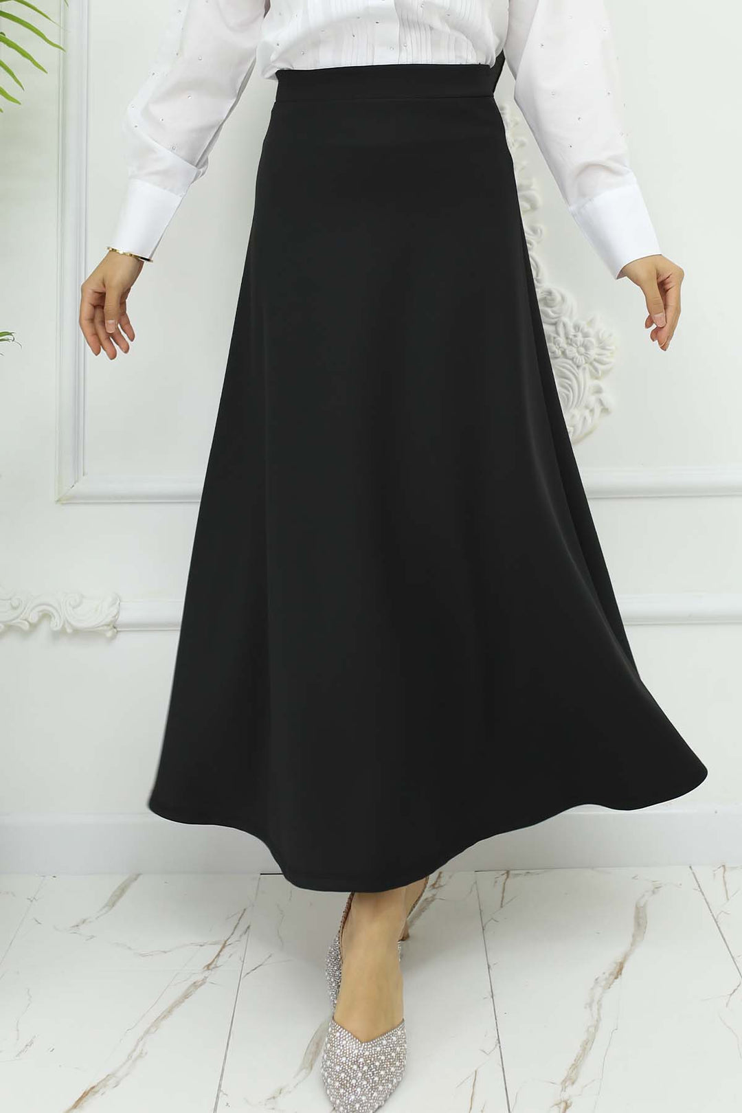 BNG Women Scuba Kloş Etek Siyah 212 - Hatfield