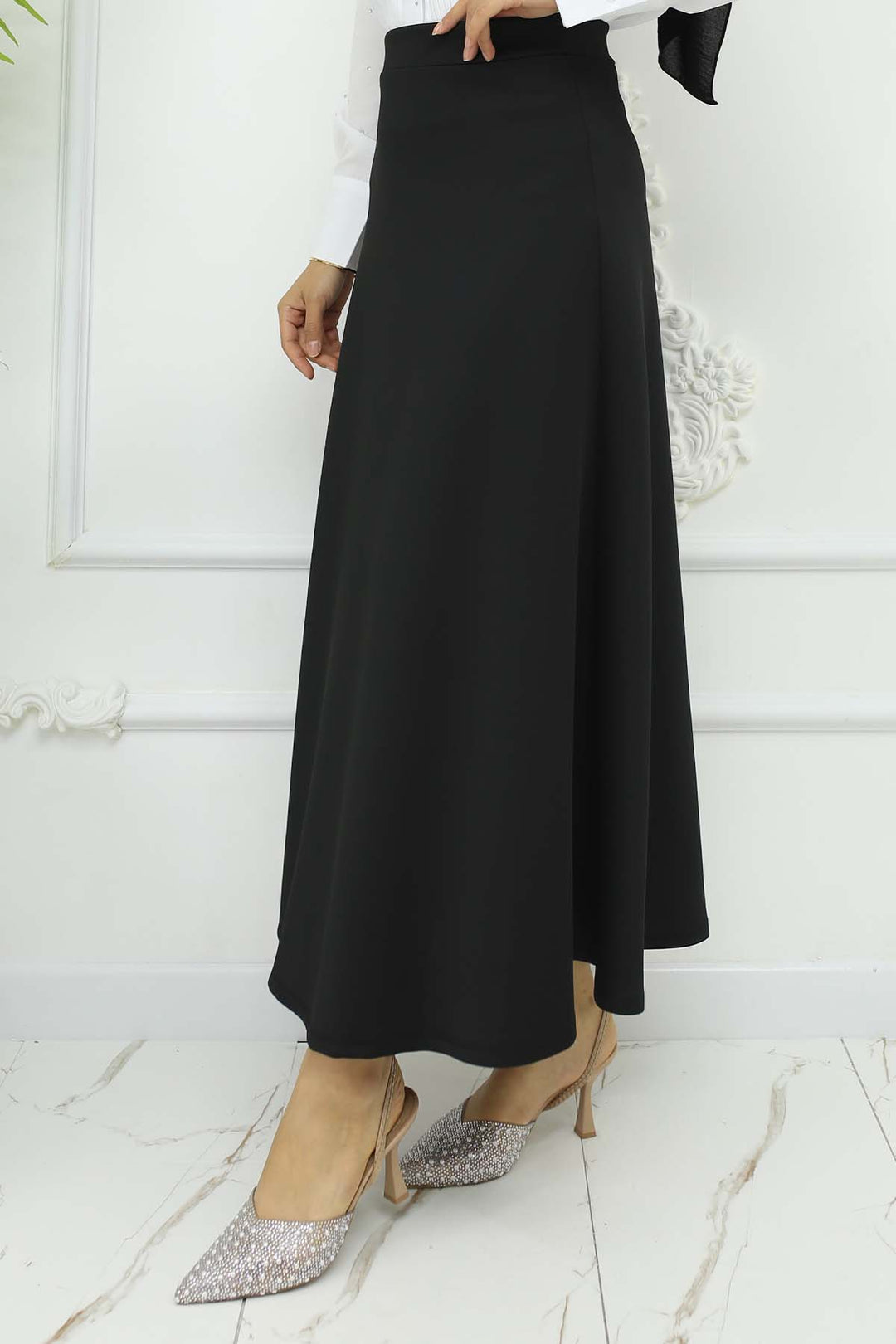 BNG Women Scuba Kloş Etek Siyah 212 - Hatfield