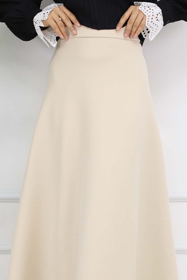 BNG Women Scuba Kloş Etek Taş Rengi 212 - Pomigliano d’Arco