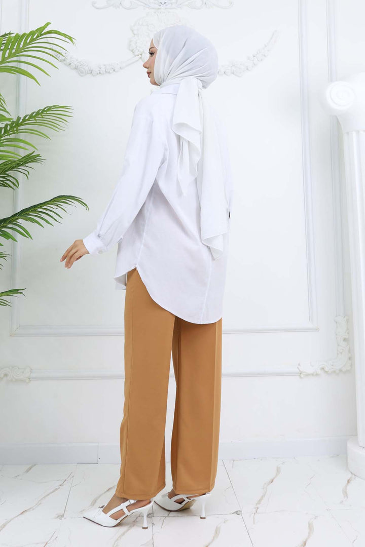 BNG Women Wide Leg Palazzo Pants Camel 3044 - Goch