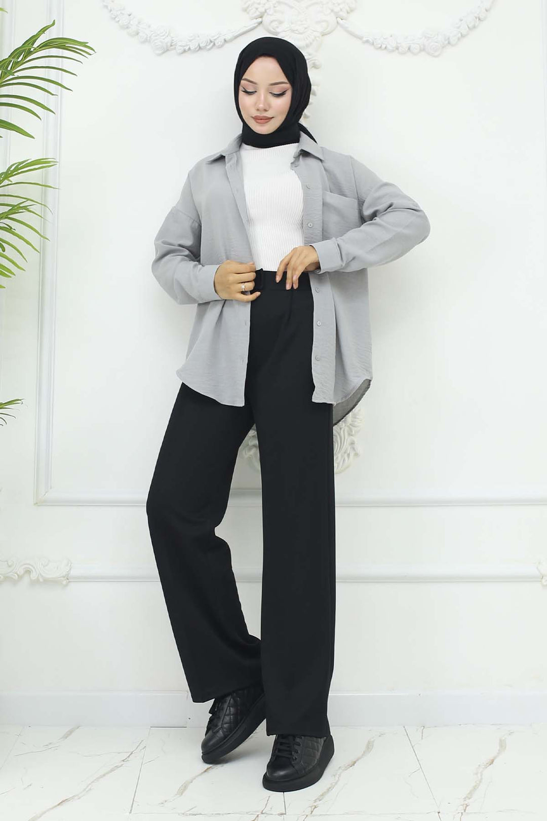 BNG Women Wide Leg Palazzo Pants Black 3044 - Jerez de la Frontera