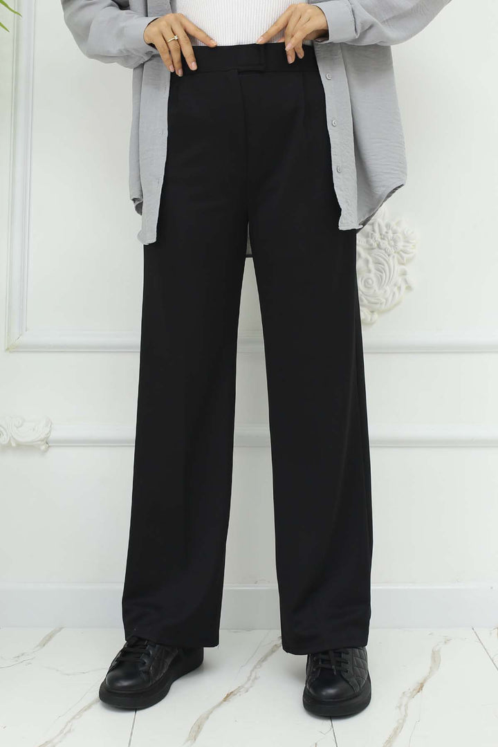 BNG Women Wide Leg Palazzo Pants Black 3044 - Jerez de la Frontera