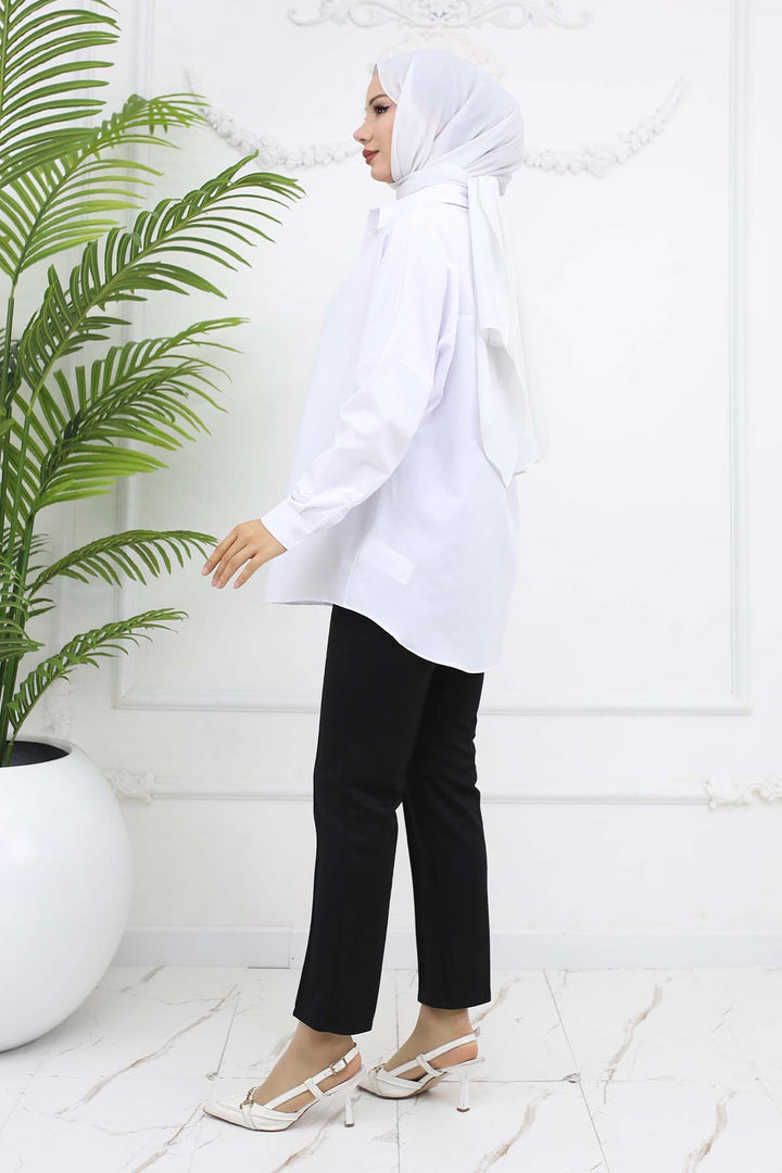 BNG Women Double Button Detailed Carrot Pants with Pockets Black 3045 - Amarillo