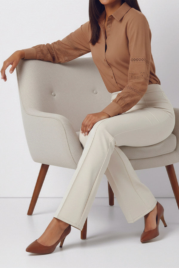 BNG Women Spanish Flared Pants A1106 Beige - Indio