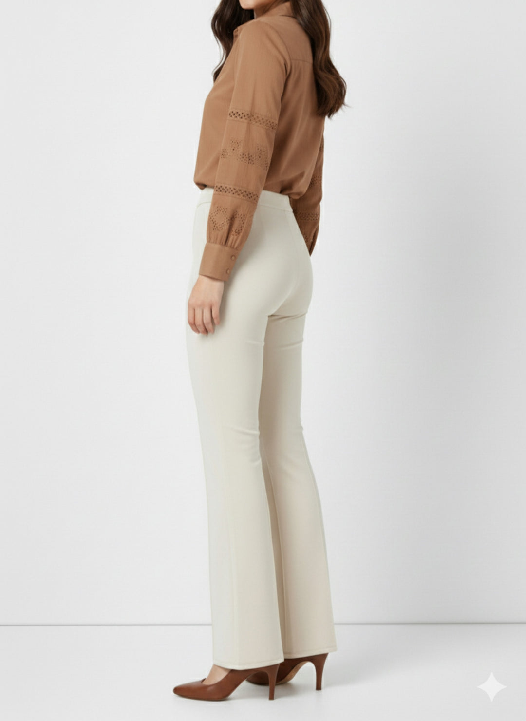 BNG Women Spanish Flared Pants A1106 Beige - Indio