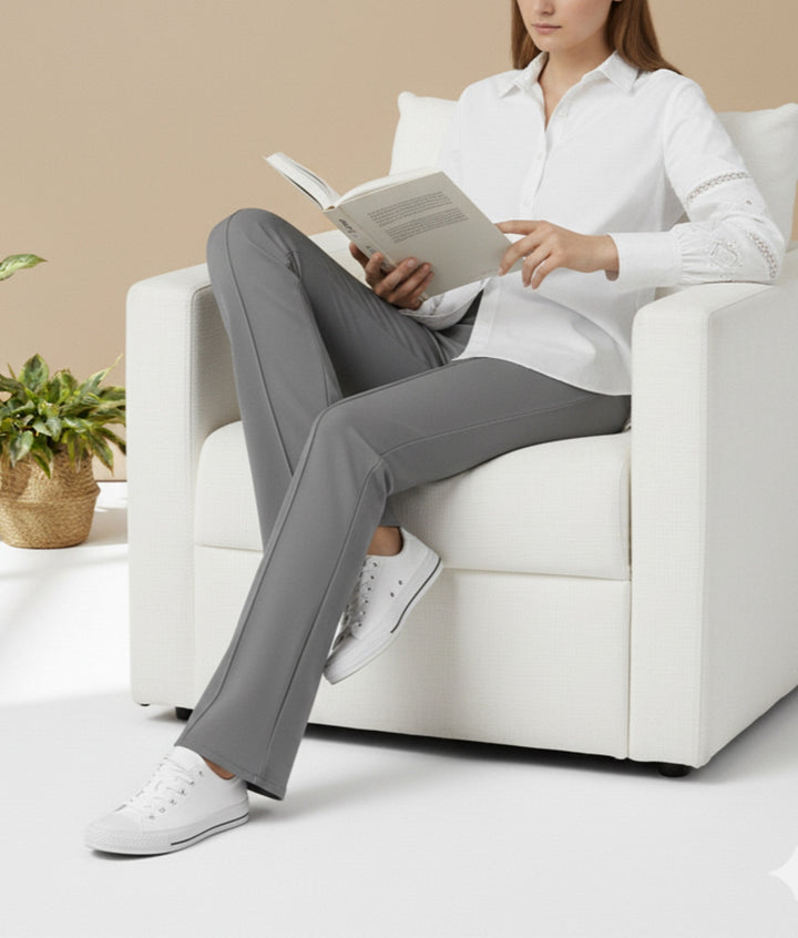 BNG Women Spanish Flared Pants A1106 Gray - DeKalb