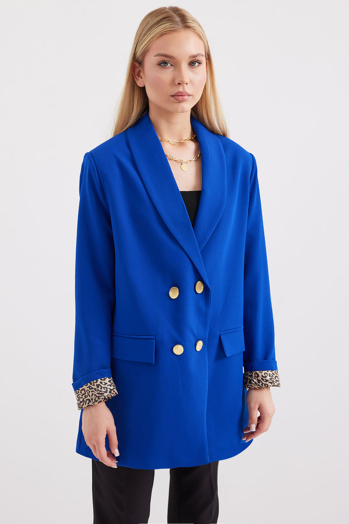 سترة BGD نسائية بأزرار مفصلة - Saks - Avondale