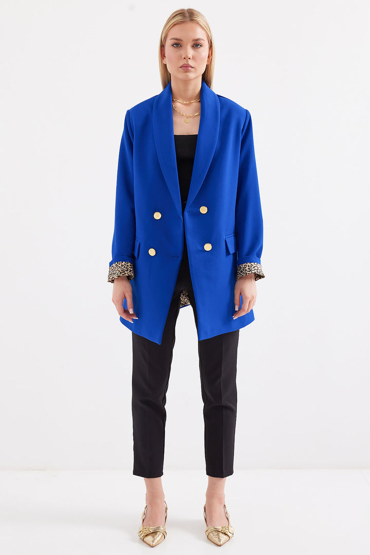 سترة BGD نسائية بأزرار مفصلة - Saks - Avondale