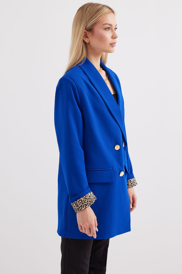 سترة BGD نسائية بأزرار مفصلة - Saks - Avondale
